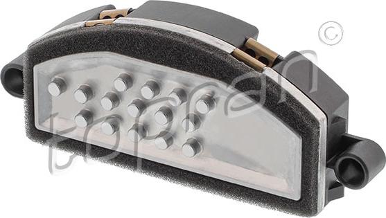 Topran 119 654 - Regulator, passenger compartment fan car-mod.net
