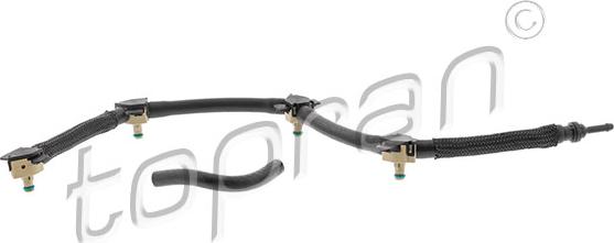 Topran 119 130 - Hose, fuel overflow car-mod.net