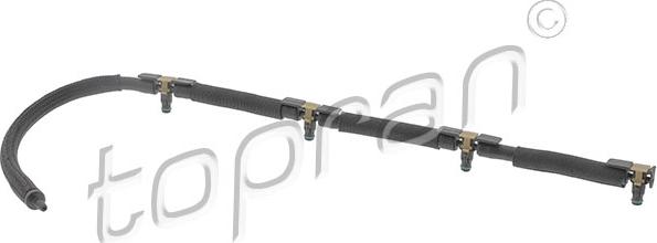 Topran 119 129 - Hose, fuel overflow car-mod.net