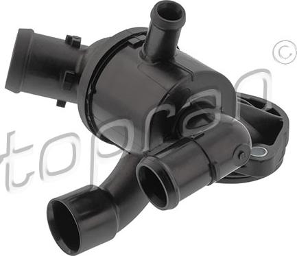 Topran 114 854 - Coolant thermostat / housing car-mod.net