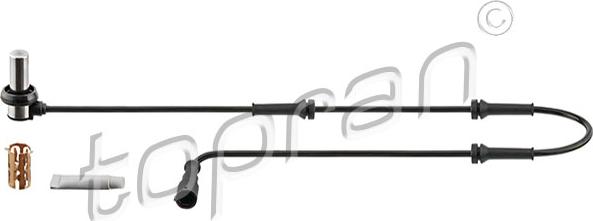 Topran 115 600 - ABS sensor, wheel speed car-mod.net