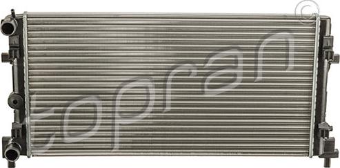 Topran 115 631 - Radiator, engine cooling car-mod.net