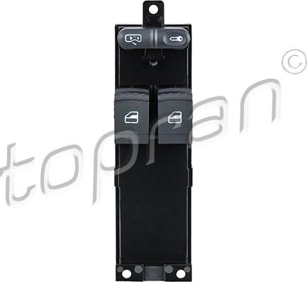 Topran 115 117 - Door lock switch, button car-mod.net