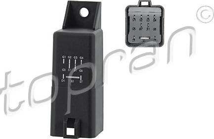 Topran 115 860 - Relay, glow plug system car-mod.net