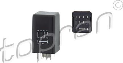 Topran 115 863 - Relay, glow plug system car-mod.net