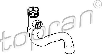 Topran 110 664 - Radiator Hose car-mod.net