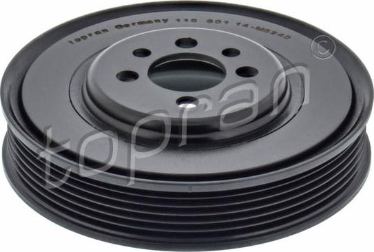 Topran 110 801 - Belt Pulley, crankshaft car-mod.net