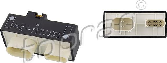 Topran 110 825 - Control Unit, electric fan (engine cooling) car-mod.net