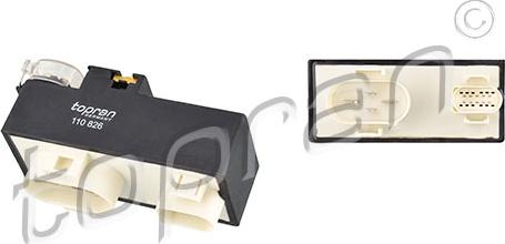 Topran 110 826 - Control Unit, electric fan (engine cooling) car-mod.net