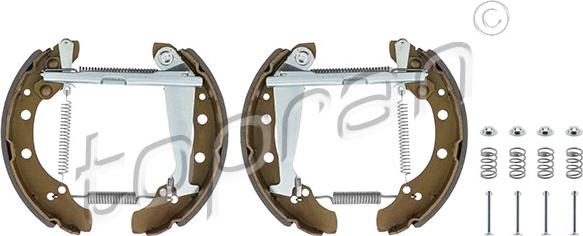 Topran 110 296 - Drum Brake Shoe Set car-mod.net