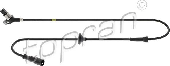 Topran 110 734 - ABS sensor, wheel speed car-mod.net