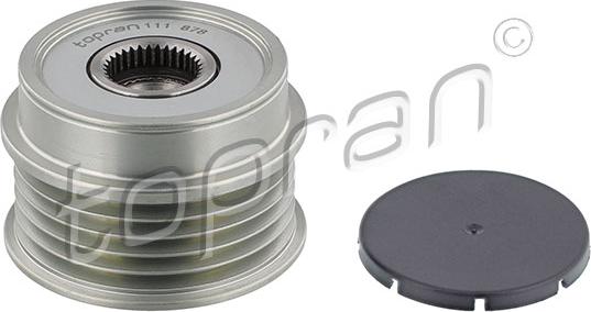 Topran 111 878 - Pulley, alternator, freewheel clutch car-mod.net