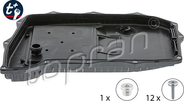 Topran 118 636 - Oil sump, automatic transmission car-mod.net