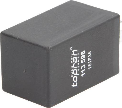 Topran 113 598 - Relay, air conditioning car-mod.net
