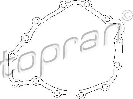 Topran 113 388 - Oil Seal, automatic transmission car-mod.net