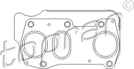 Topran 112 392 - Gasket, exhaust manifold car-mod.net
