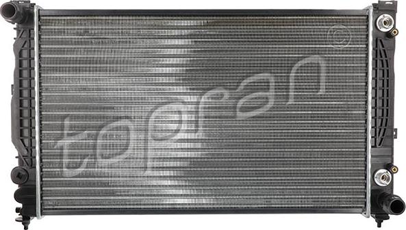 Topran 112 294 - Radiator, engine cooling car-mod.net