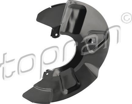 Topran 117 955 - Splash Panel, guard, brake disc car-mod.net