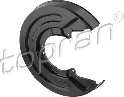 Topran 117 977 - Splash Panel, guard, brake disc car-mod.net