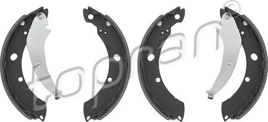 Topran 117 001 - Drum Brake Shoe Set car-mod.net