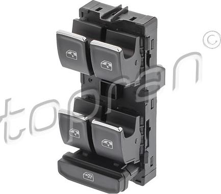 Topran 120 492 - Switch, window regulator car-mod.net
