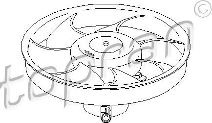 Topran 302 601 - Fan, radiator car-mod.net