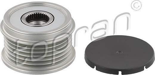 Topran 209 173 - Pulley, alternator, freewheel clutch car-mod.net
