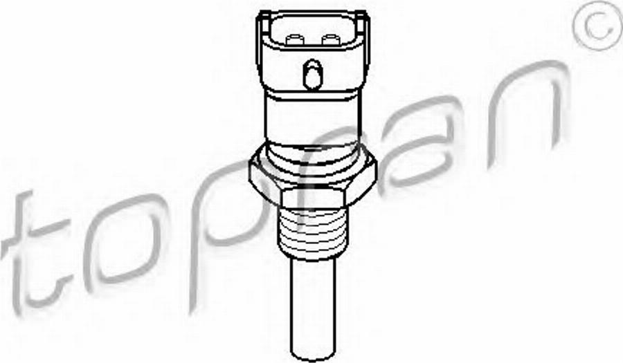 Topran 205935755 - Coolant temperature Sensor car-mod.net