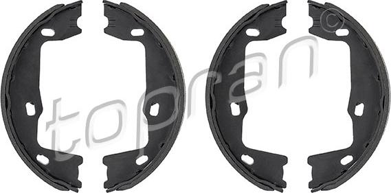 Topran 205 131 - Brake Shoe Set, parking brake car-mod.net