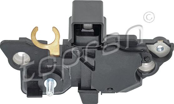 Topran 206 198 - Voltage regulator, alternator car-mod.net