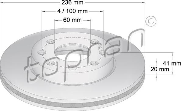 Topran 200 942 - Brake Disc car-mod.net