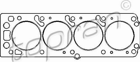 Topran 201 147 - Gasket, cylinder head car-mod.net