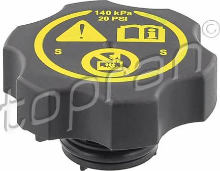 Topran 208 809 - Sealing Cap, coolant tank car-mod.net