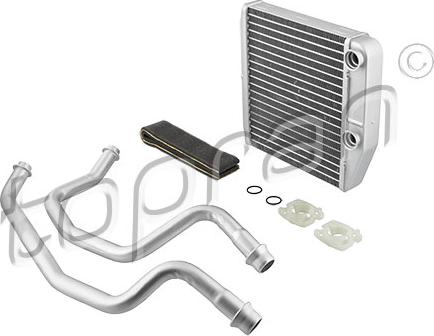 Topran 208 753 - Heat Exchanger, interior heating car-mod.net