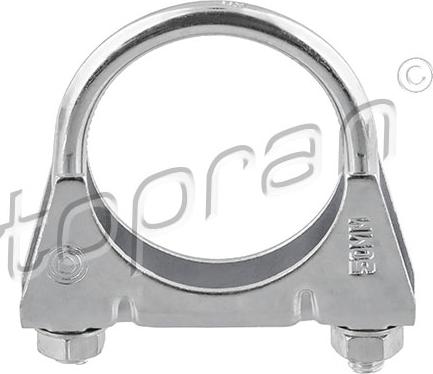 Topran 202 495 - Pipe Connector, exhaust system car-mod.net