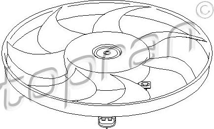Topran 202 364 - Fan, radiator car-mod.net