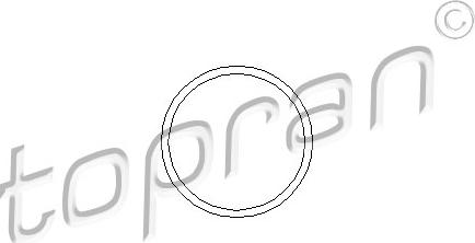 Topran 202 290 - Gasket, water pump car-mod.net