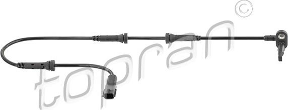 Topran 701 945 - ABS sensor, wheel speed car-mod.net