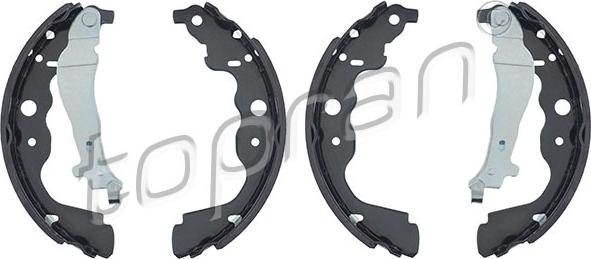Topran 701 434 - Drum Brake Shoe Set car-mod.net