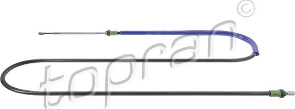 Topran 701 501 - Cable, parking brake car-mod.net