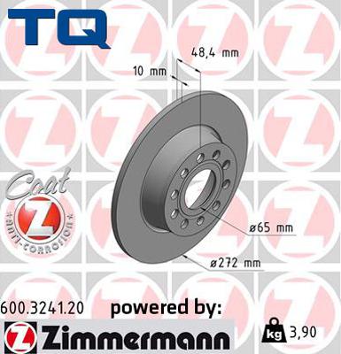 TQ 222798 - Brake Disc car-mod.net