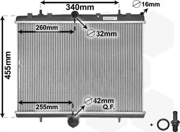 TQ TQ-40002314 - Radiator, engine cooling car-mod.net