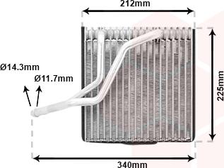 TQ TQ-5800V030 - Evaporator, air conditioning car-mod.net