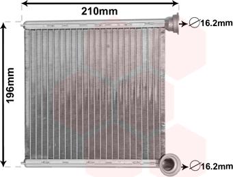TQ TQ-03006385 - Heat Exchanger, interior heating car-mod.net