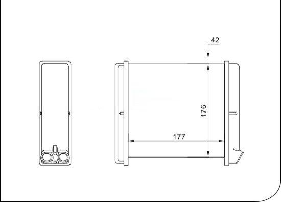 TQ TQ-YMLH165 - Heat Exchanger, interior heating car-mod.net