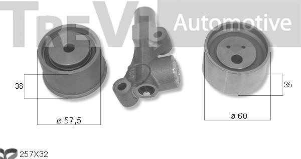 Trevi Automotive KD1507 - Timing Belt Set car-mod.net
