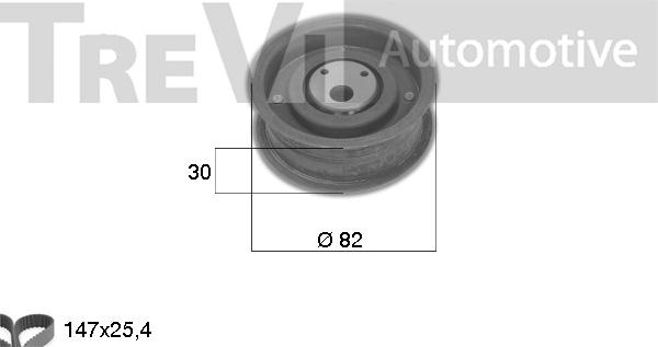 Trevi Automotive KD1036 - Timing Belt Set car-mod.net