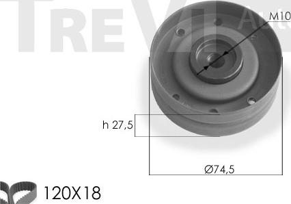 Trevi Automotive KD1102 - Timing Belt Set car-mod.net