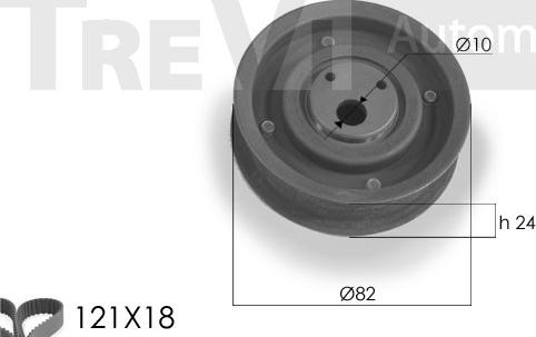 Trevi Automotive KD1111 - Timing Belt Set car-mod.net