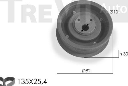 Trevi Automotive KD1113 - Timing Belt Set car-mod.net